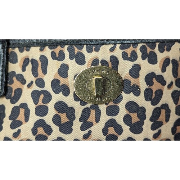 TOMMY HILFIGER WOMEN'S Leopard Print Handbag Purse - Picture 2 of 8